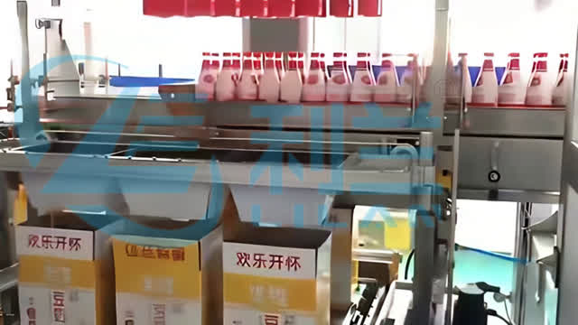 robot carton packer  for plastic bottles #pallletizer #packer #industry #foryou #packingmachine