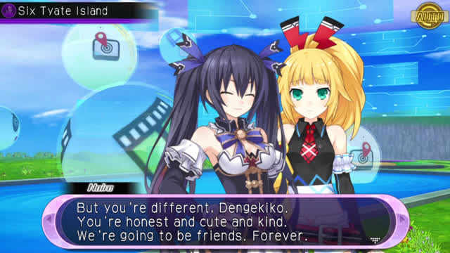 Hyperdimension Neptunia U Action Unleashed - Ch.3 Quest Cutscene - Studious Pair Only