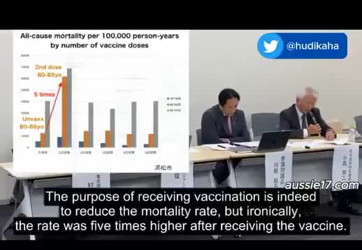 Japan call for a immediate halt of the covid vaccine. 2 doses and deaths have gone up 500%