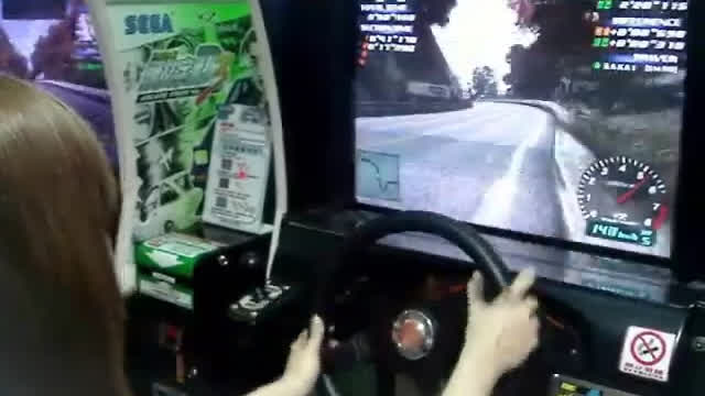 Initial D Arcade Stage 3 ZI@SAKAI Akagi DH 2'22'474 酒井漾 赤城 昼 下り