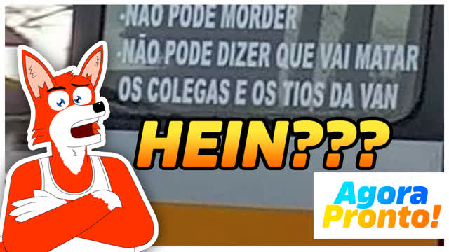 MEDO DO CONTEXTO POR TRÁS DESSA PLACA - AGORA PRONTO 2