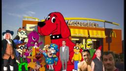 Drew Pickles and the Barney Bunch go to McDonald's