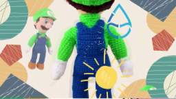 LUIGI AMIGURUMI super mario bros