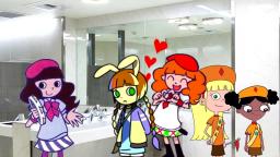 Nyami Is Sick In The Bathroom Public (Pop'n Music Specials)