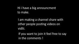 Channel Announcment (Status : OPENED)