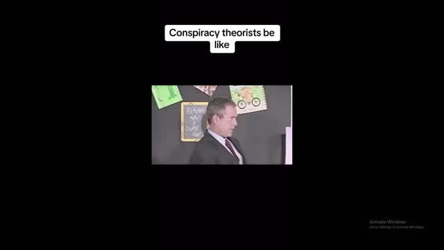 Conspiracy theorists be like