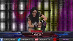 WWE 2K15 - AJ Lee does CM Punk's Entrance [PS4]