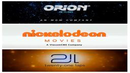 Dream Logos Combo: Orion Pictures (2018)/Nickelodeon Movies (2019)/21 Laps Entertainment (2015)