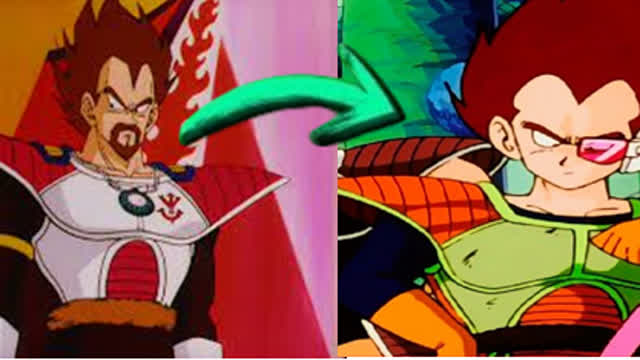 Explicacion rapida de por que vegeta tenia el cabello rojo