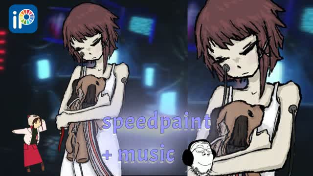 speedpaint - lain / the nightmare of fabrication (nightcore, breakcore)