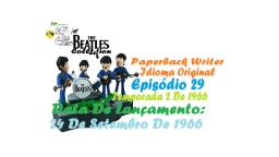 OS BEATLES EM DESENHO ANIMADO _ ESCRITOR DE BOLSO  IDIOMA ORIGINAL