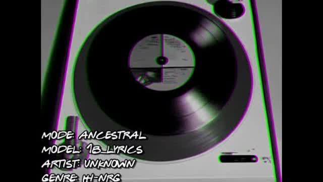 Hi-NRG Song Generated with OpenAI Jukebox (Ancestral)