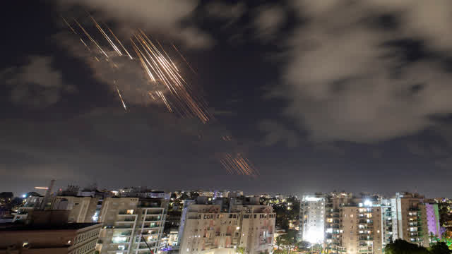 Rocket attack on Israel.