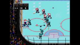 NHLPA '93 - Bloody Fight - Sega Genesis Gameplay