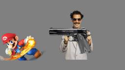 BORAT KILLS MARIO!!!