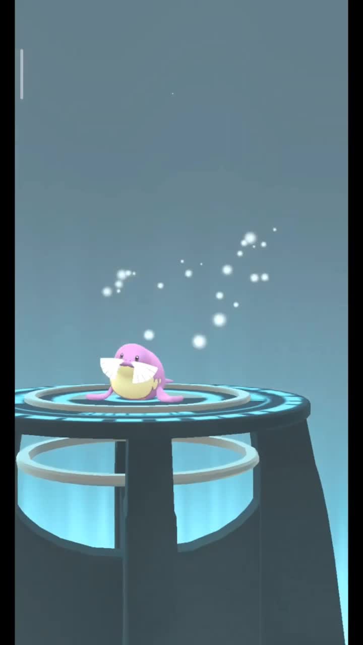 Pokémon GO-Evolving Shiny Sealeo