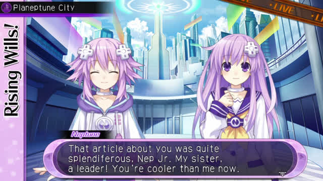 Hyperdimension Neptunia U Action Unleashed - City Watch Planeptune Ch.2 - Rising Wills