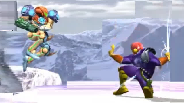 Smash ProjectM Falcon vs Samus On Ice Stage Custom Music