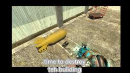 destroying a phys map in garrys mod.wmv