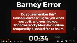 Barney Error 1