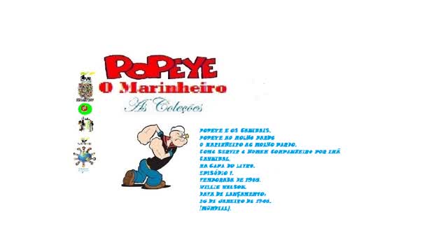 POPEYE O MARINHEIRO _ À MODA DA CASA AUDIO EM INGLÊS