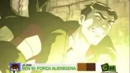 CN BR-Já Vem Screenbug-"BEN 10: FORÇA ALIENÍGENA" [2008 Logo Version]