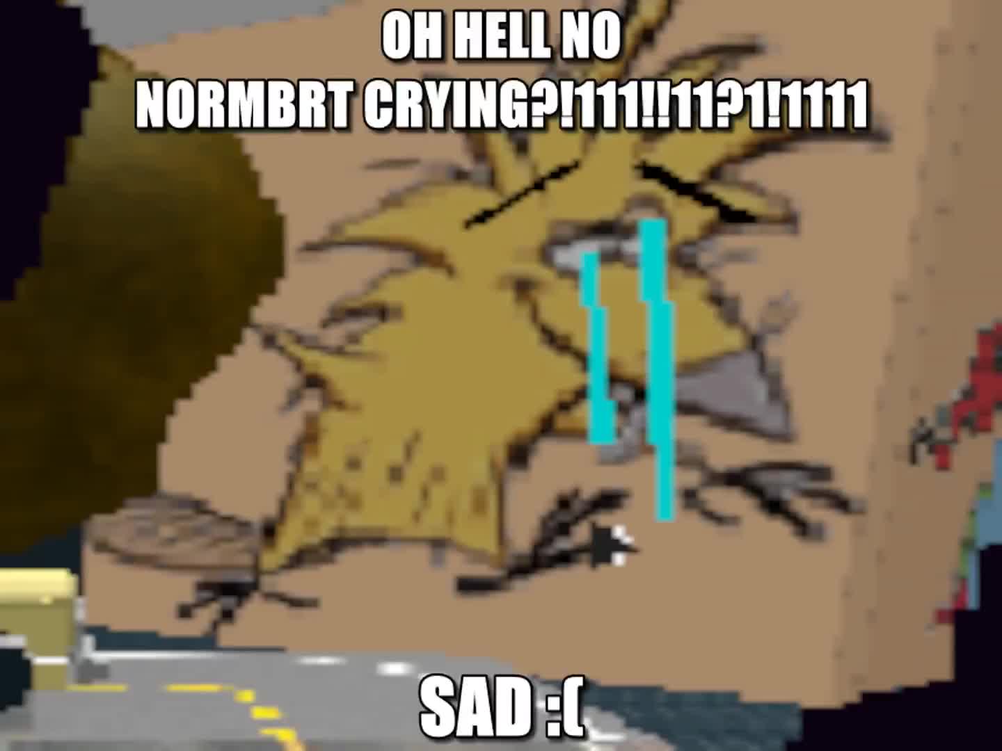 (shitpost) norbmert crying meme