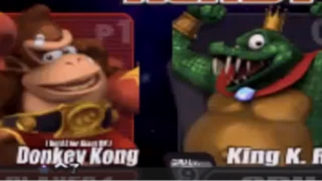 Smash Project M EX Remix Donkey Kong vs King K.Rool