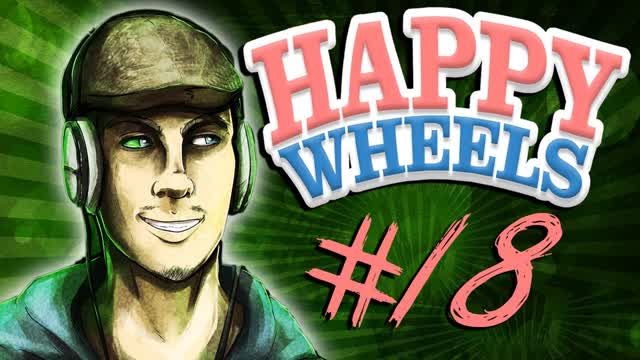 Happy Wheels - Part 18 | FLAPPY BIRD SWORD THROW | IDIOT TEST