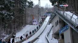 Spike's Backup's Ski Jumping Crash