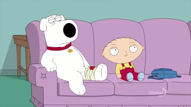 Family Guy - All right, let's unplug the TV and get going