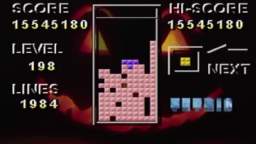 TETRIS X Maximum Level 200 complete scene