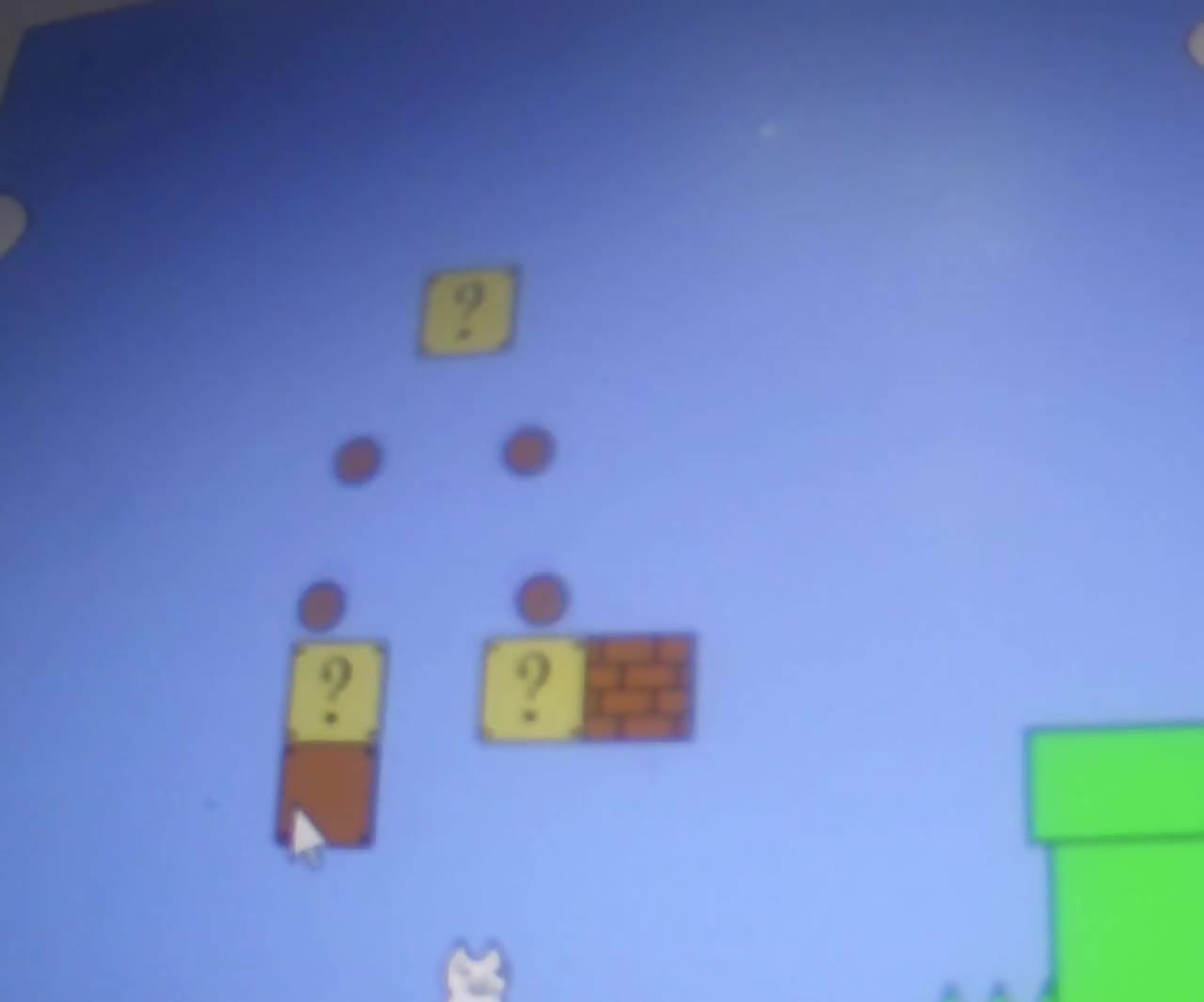 Playing Cat mario ( it sucks!!!!!! >:((! )