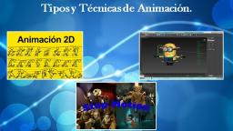 Tipos y Técnicas de Animación.