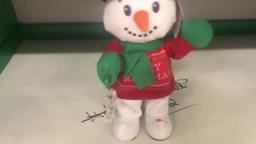 (re upload) Gemmy 2019 animated snowflake spinning snowman (2019)